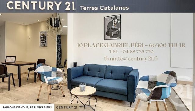 Appartement T2 à vendre - 2 pièces - 49.75 m2 - THUIR - 66 - LANGUEDOC-ROUSSILLON - Century 21 Terres Catalanes