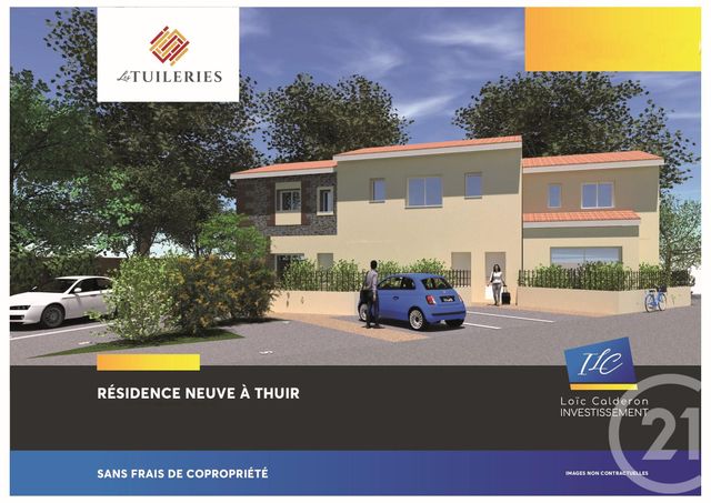Appartement T3 à vendre - 3 pièces - 73.28 m2 - THUIR - 66 - LANGUEDOC-ROUSSILLON - Century 21 Terres Catalanes